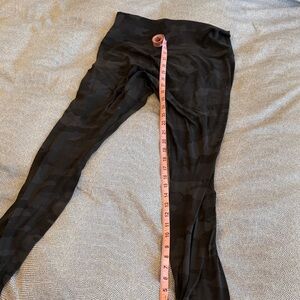 Lululemon Athletica Black Camouflage Leggings